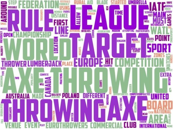 Axe Throwing Wordart Tumbler: A Vibrant, Hand-Drawn Word Cloud for Creative Expression