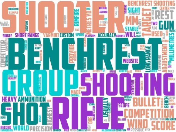 Benchrest Shooting Wordart Sublimation