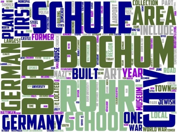 Bochum Wordart Sticker