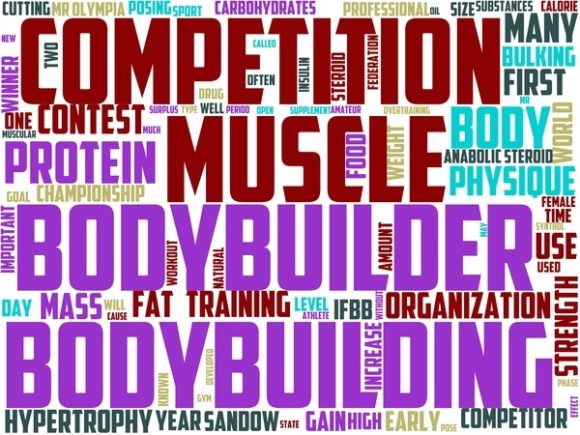 Body Building Wordart Sticker: A Hand-Drawn Design Resource for Creative Projects