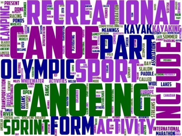 Canoeing Wordart Book Cover: A Versatile Design Asset for Creative Projects