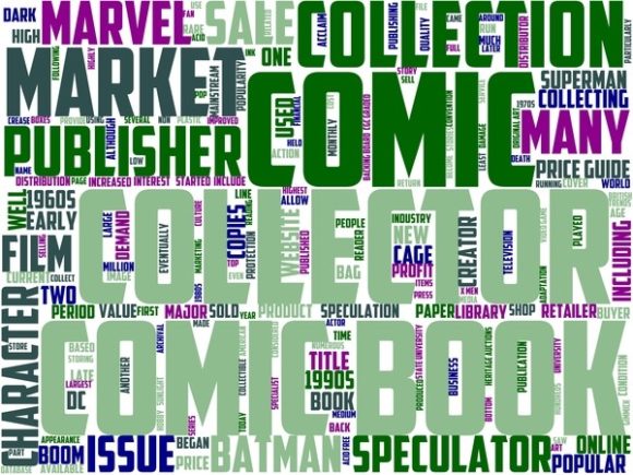 Comic Book Collecting Wordart Sublimatio