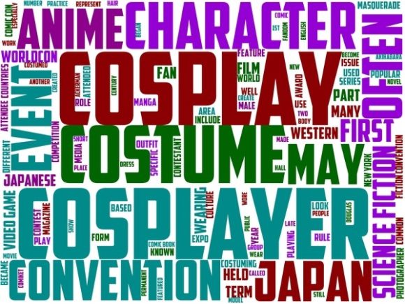 Cosplaying Wordart Sublimation: Hand-Drawn Colorful Wordclouds That Bring Joy to Real-Life Projects